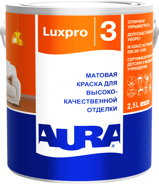 Краска AURA Luxpro 3